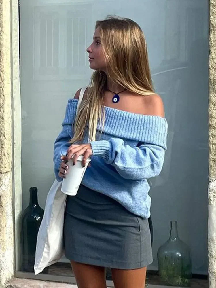 MARGOT - Eleganter Off-Shoulder Pullover